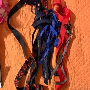 Designer Ribbon Set - Red, Blue, Black, Gray designer branda